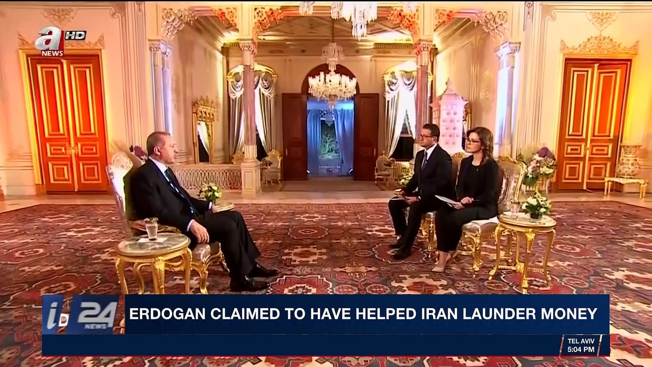 i24NEWS DESK | Erdogan claimed to have helped Iran launder money | Friday, December 1st 2017