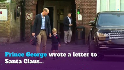 Here's what Prince George wants from Santa Claus this Christmas