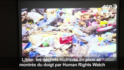 Liban: les déchets brûlés montrés du doigt par HRW