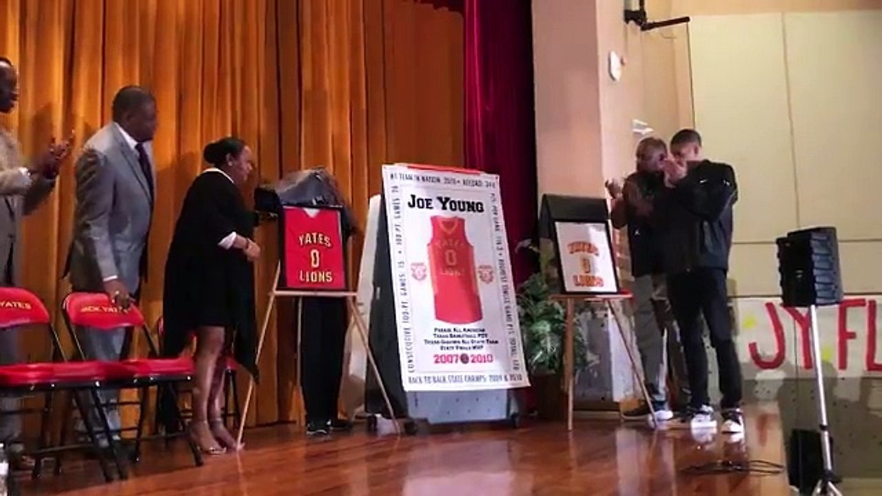 Joe Young has Jersey Retired at High School