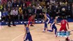 Joel Embiid with the huge block + dunk!