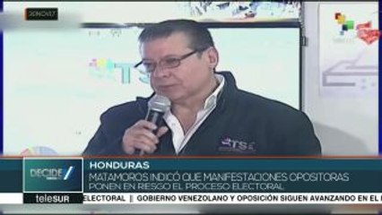 TSE Honduras: Estuvo en peligro el proceso electoral