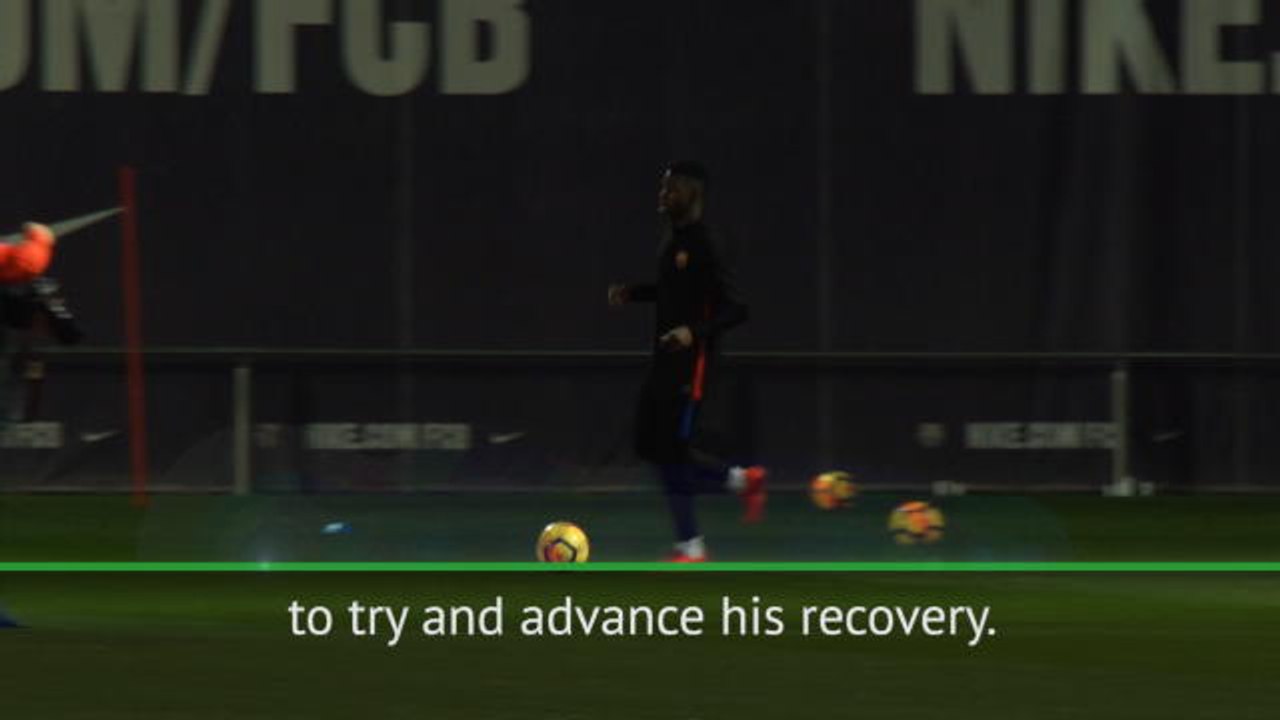 Dembele close, but we won't take risks - Valverde