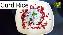 Creamy Curd Rice | Thayir Sadam | Samayal Manthiram