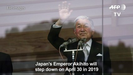 Japan emperor to abdicate on April 30, 2019
