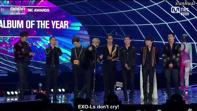 [ENG SUB] 171201 EXO - Album Of The Year Daesang @ MAMA 2017