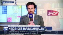 Neige: des trains au ralenti