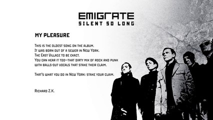 EMIGRATE - My Pleasure / Track by Track