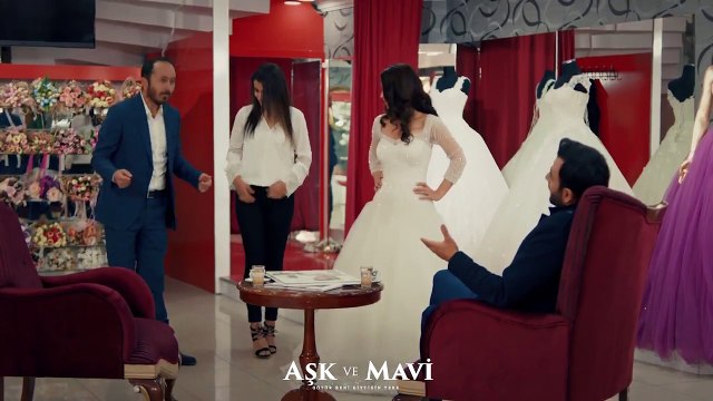 Aşk ve Mavi 43.Bölüm - İlyas, Gülay’a gelinlik seçmekte yardım ederken Safiye’ye yakalanıyor!