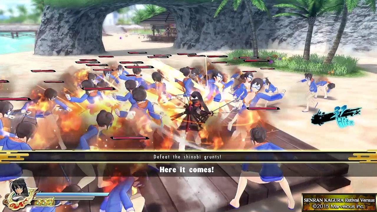 SENRAN KAGURA ESTIVAL VERSUS Homura Gameplay 1