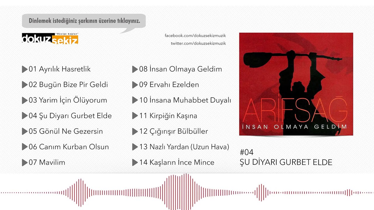 Arif Sağ - Şu Diyarı Gurbet Elde (Official Audio)