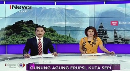 Erupsi Gunung Agung, Pantai Kuta Mulai Sepi