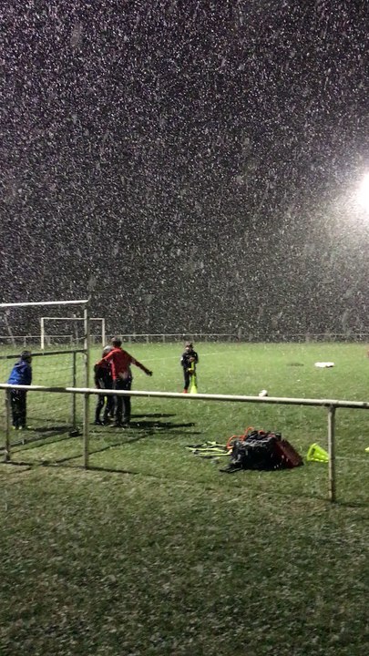 Tempête de neige (Entrainement Gardien U10/U11 - 30/11/2017)