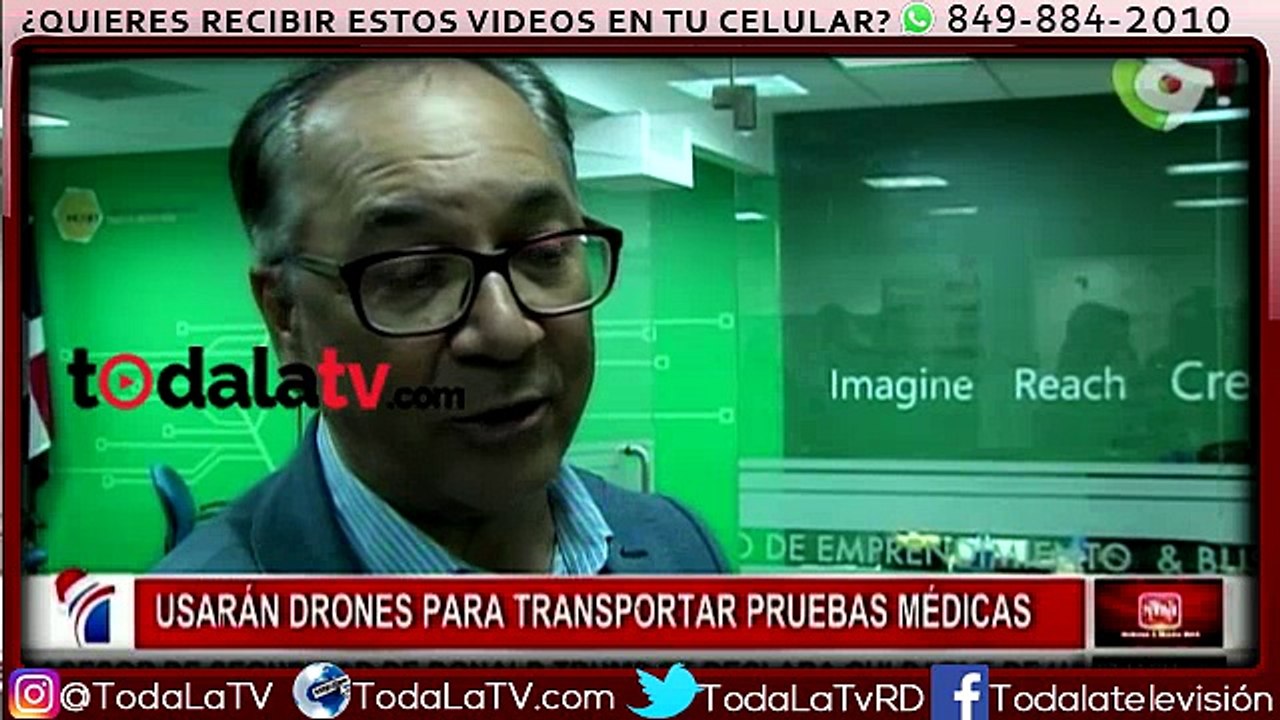 Usaran drones para transportar pruebas médicas-Noticias y Mucho Más-Video
