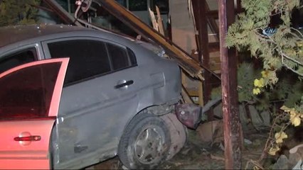 İşyerine Dün Hırsız, Bugün Araba Girdi