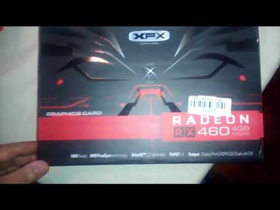Primeiro UNBOX do Canal - Nova Aquisição Radeon RX460 4 gb