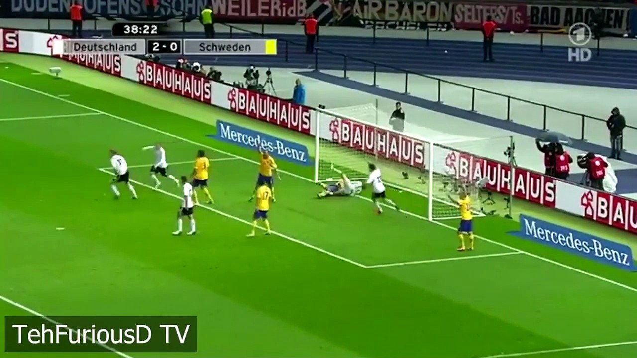 Germany vs Sweden 4-4 All Goals and Highlights (WCQ) 2012