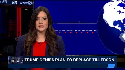 i24NEWS DESK | Trump denies plan to replace Tillerson | Friday, December 1st 2017