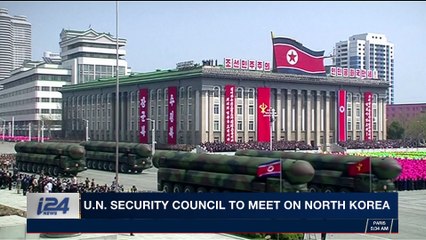 i24NEWS DESK | U.N. Security Council to meet on North Korea | Friday, December 1st 2017