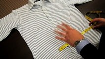 How to measure the waist off a ready made shirt by Spier & Mackay