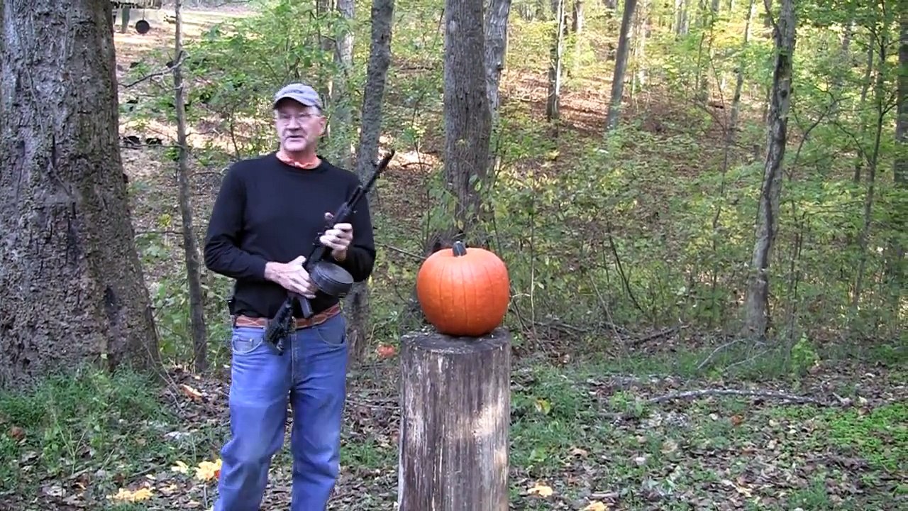 Pumpkin Carving With an AK 47 2017 video
