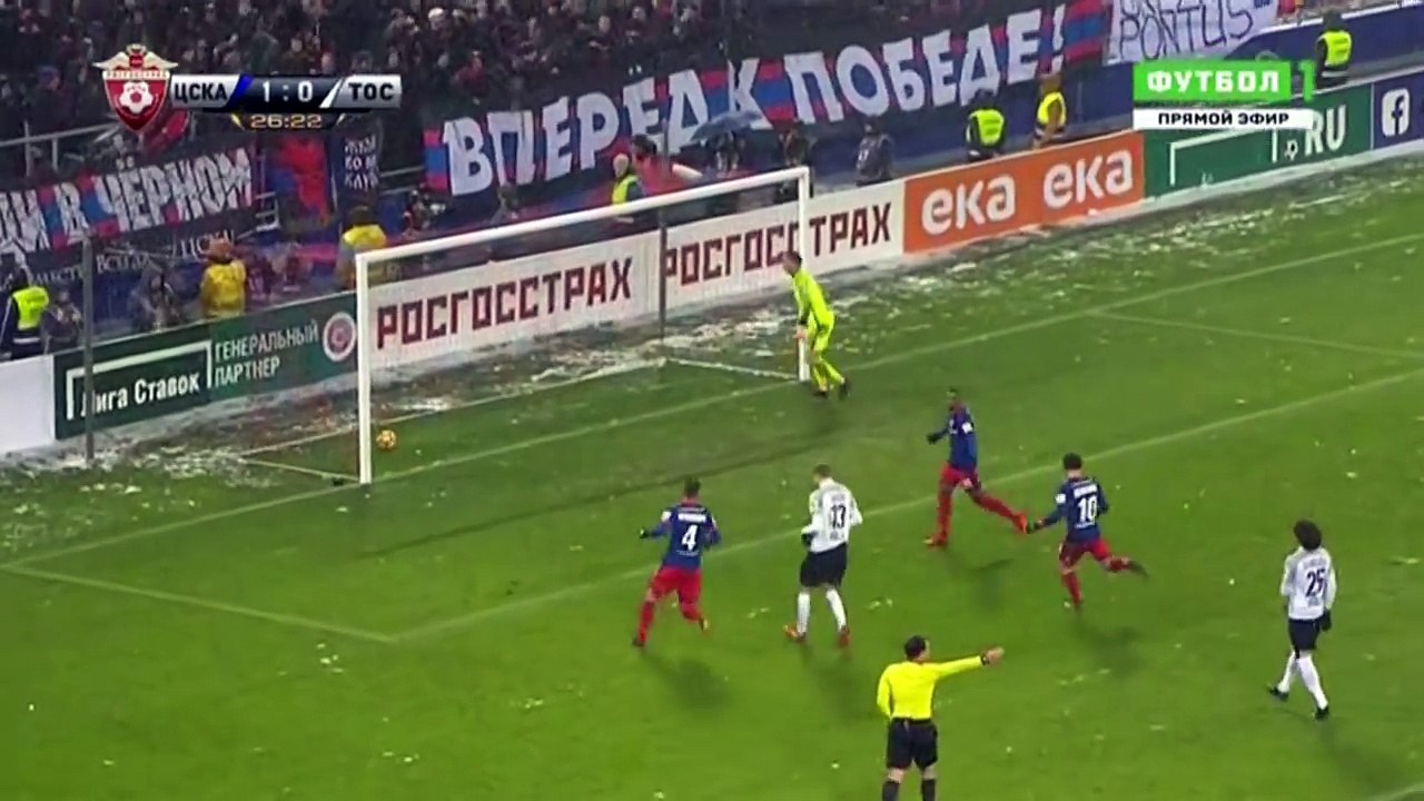 Обзор матча: ПФК ЦСКА — Тосно — 6:0