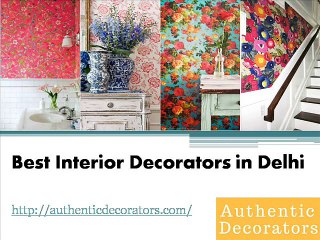 Best Interior Decorators in Delhi