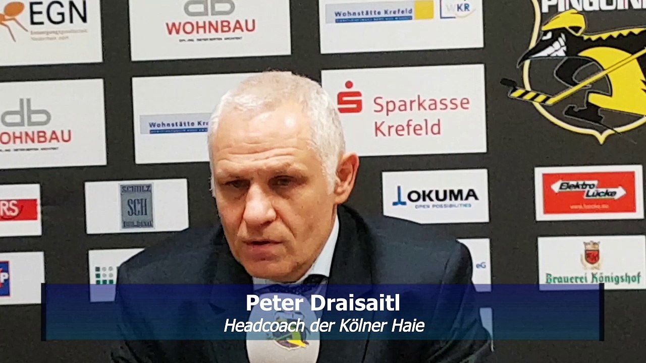 Sieg in Krefeld: Draisaitls Haie kommen immer besser in Schwung