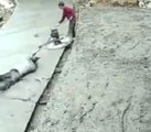 Beton Makinesi Kontrolden Çıkarsa...