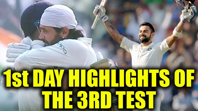 India vs SL 3rd test 1st day highlights: Virat Kohli slams 156 runs, Vijay dismissed for 155