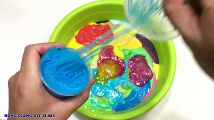 MIXING ALL MY SLIMES!! SLIMESMOOTHIE! SATISFYING SLIME ASMR!