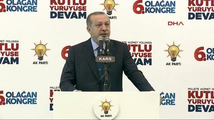 Kars - Cumhurbaşkanı AK Parti İl Kongresi'nde Konuştu 4