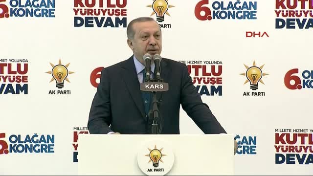 Kars - Cumhurbaşkanı AK Parti İl Kongresi'nde Konuştu 4