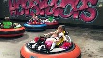 indoor playground fun family play area for kids _ playing with wierd bumper cars