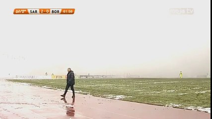 FK Sarajevo - FK Borac / Dimna zavjesa prekinula meč