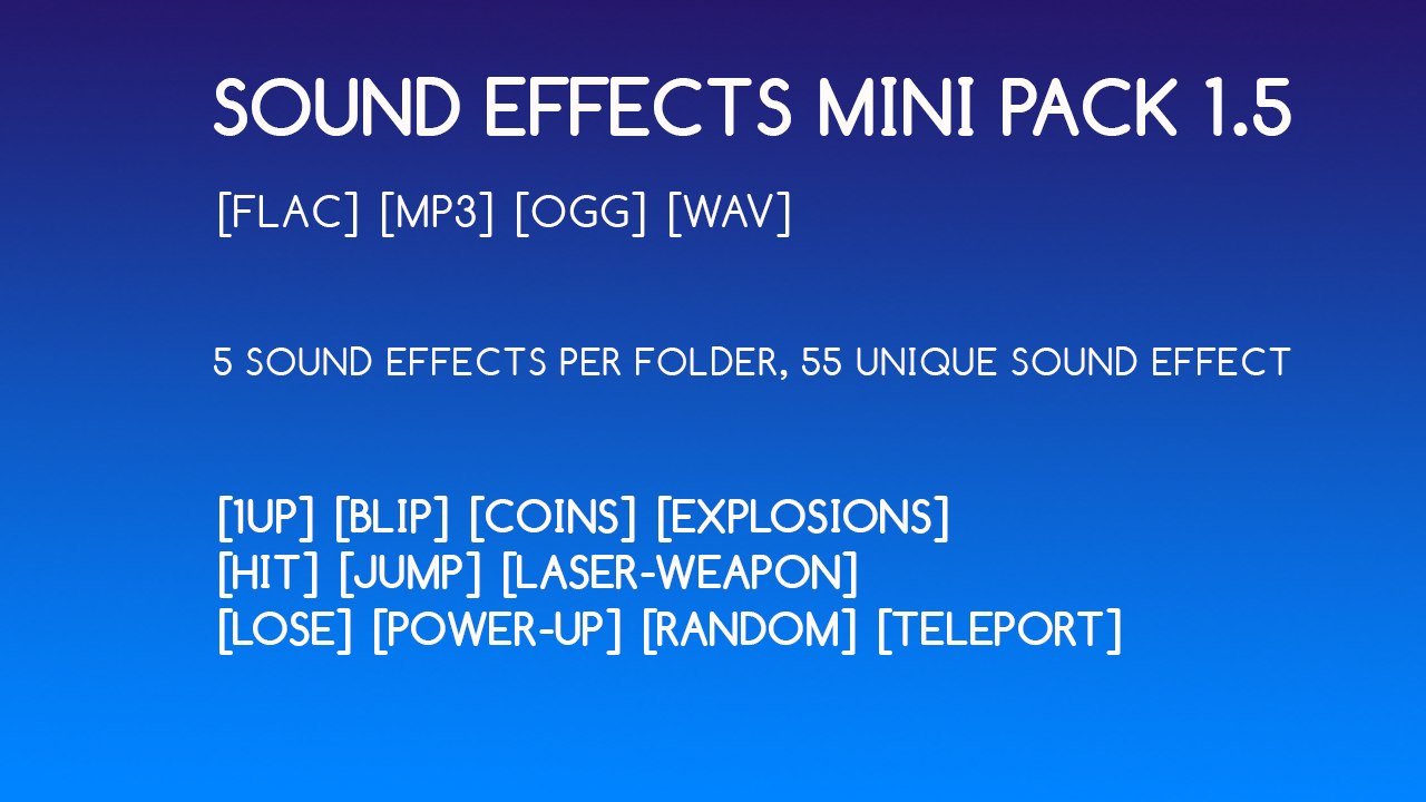 Sound effects Mini Pack1.5