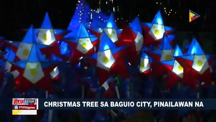 Makukulay na ilaw sa Baguio, binuksan na