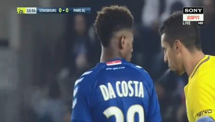 Résumé Strasbourg 1-0 PSG but Da Costa