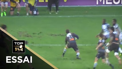 TOP 14 - Essai Brock JAMES (SR) - La Rochelle - Montpellier - J12 - Saison 2017/2018