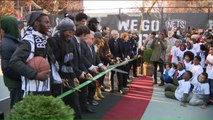 Brooklyn Nets Help Honor Slain Teen`s Memory with Dedication of Renovated Basketball Court