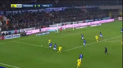 Strasbourg 1 - 1 Paris SG 02/12/2017 Kylian Mbappe Super Amazing Goal 42' HD Full Screen .