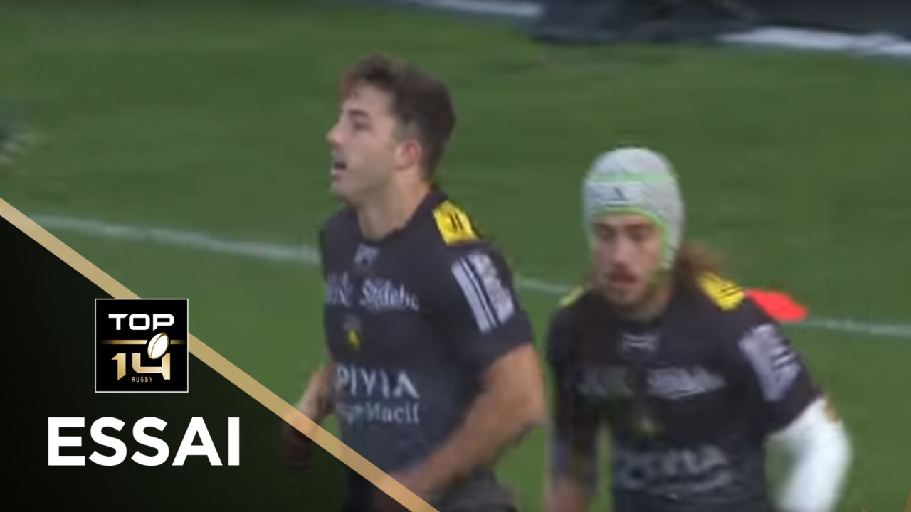 TOP 14 - Essai Paul JORDAAN (SR) - La Rochelle - Montpellier - J12 - Saison 2017/2018