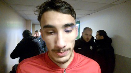 La réaction de Yanis Barka après son triplé avec l'ASNL contre Rungis en Coupe de France