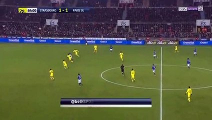 Résumé Strasbourg 2-1 PSG but Stephane Bahoken