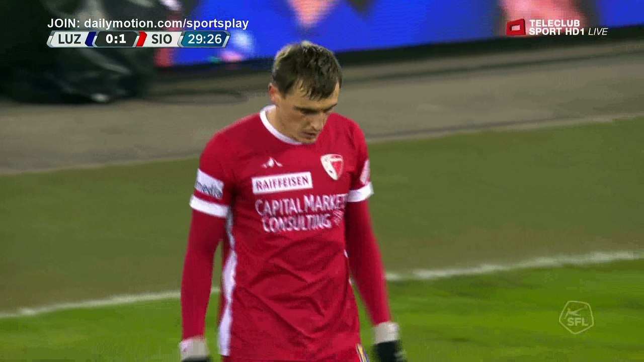 Burim Kukeli Own Goal HD - Luzern 1 - 0 FC Sion - 02.12.2017 (Full Replay)