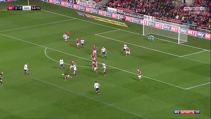 2-0 Jamie Paterson Goal England  Championship - 02.12.2017 Bristol City 2-0 Middlesbrough