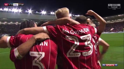 1-0 Joe Bryan Goal England  Championship - 02.12.2017 Bristol City 1-0 Middlesbrough