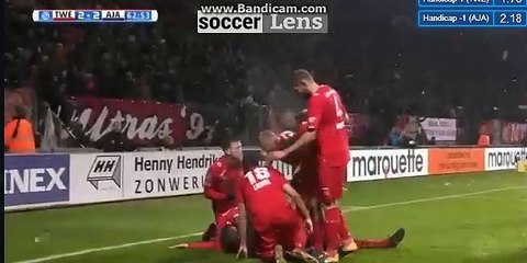 Stefan Thesker Super Goal HD - Twente 2-2 Ajax 02.12.2017
