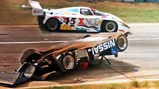 Geoff Brabham serious accident at Road Atlanta (April 26, 1992) IMSA GTP ALL ANGLES & PICS