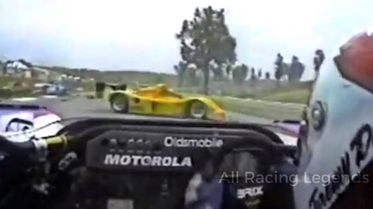 Fabrizio Barbazza almost fatal career ending crash at Road Atlanta (April 30, 1995) IMSA - ALL ANGLES